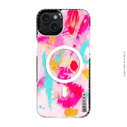 Funda Magsafe ultra protectora pintada a mano para iPhone 14/15 Plus – Alessandra