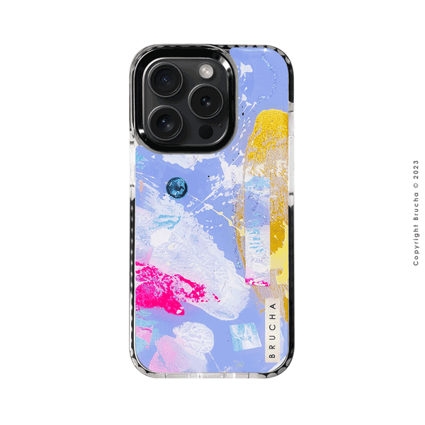 Funda ultra protectora pintada a mano para iPhone 15 Pro - Grays BRILLANTES EDICIÓN LIMITADA💎