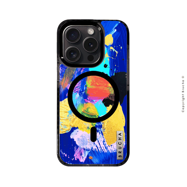 Funda Magsafe ultra protectora pintada a mano para iPhone 15 Pro - Dijon