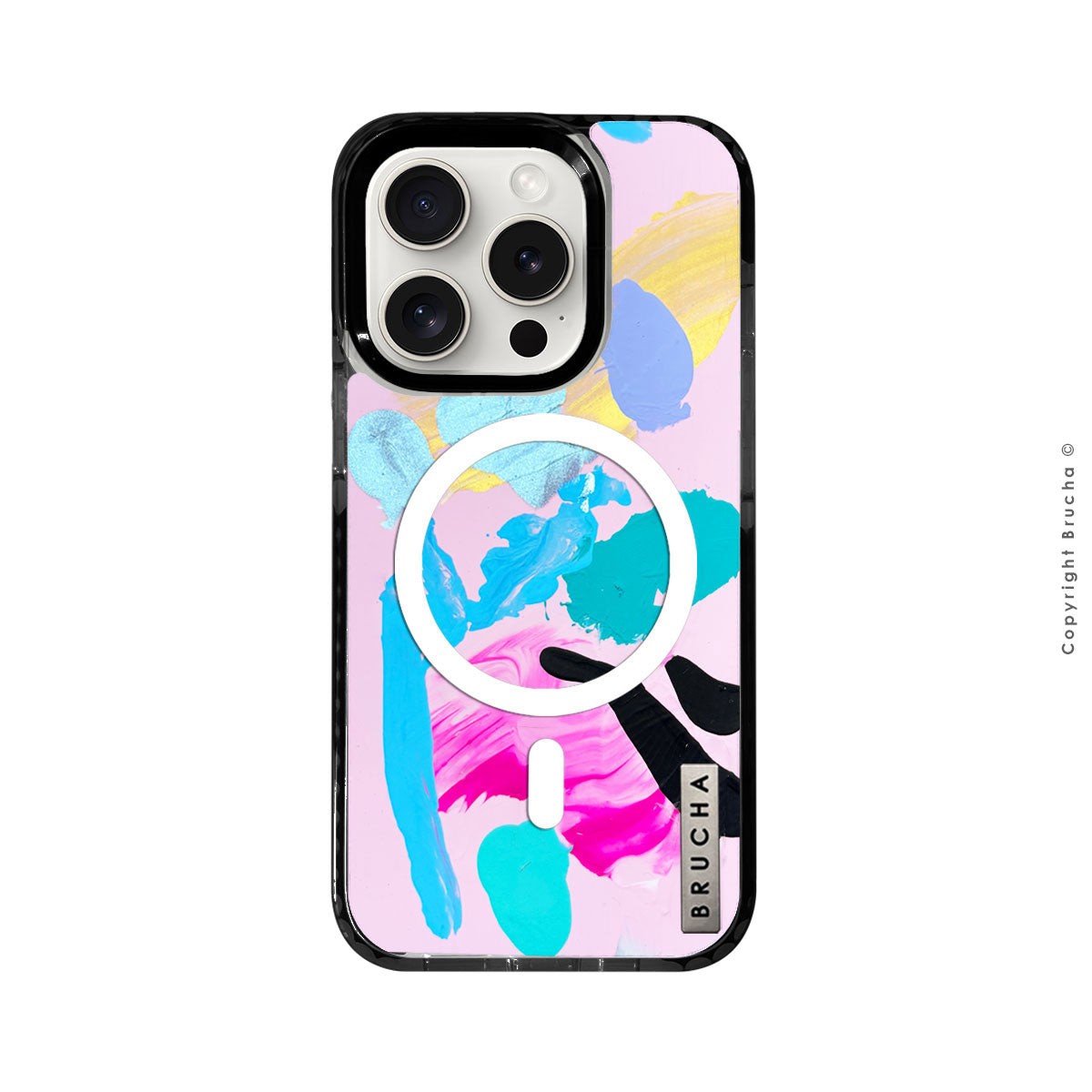 Funda Magsafe ultra protectora pintada a mano para iPhone 15 Pro - Ghent