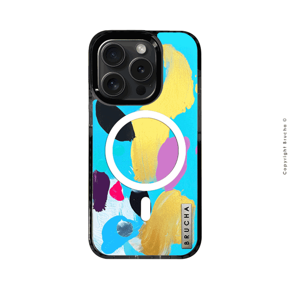 Funda Magsafe ultra protectora pintada a mano para iPhone 15 Pro - Lille