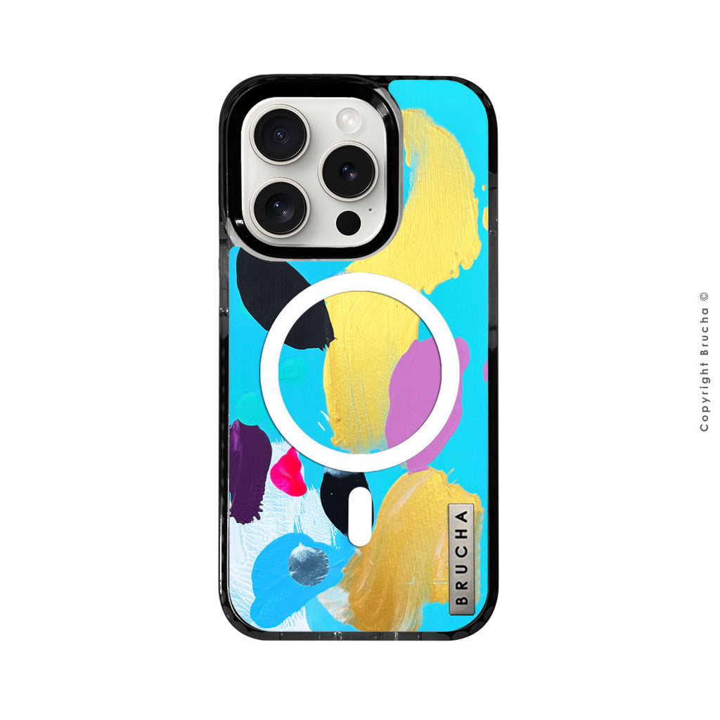 Funda Magsafe ultra protectora pintada a mano para iPhone 15 Pro - Lille