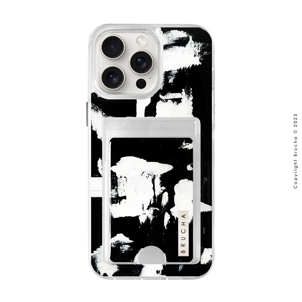 Funda Impact con cartera pintada a mano para iPhone - Dublín