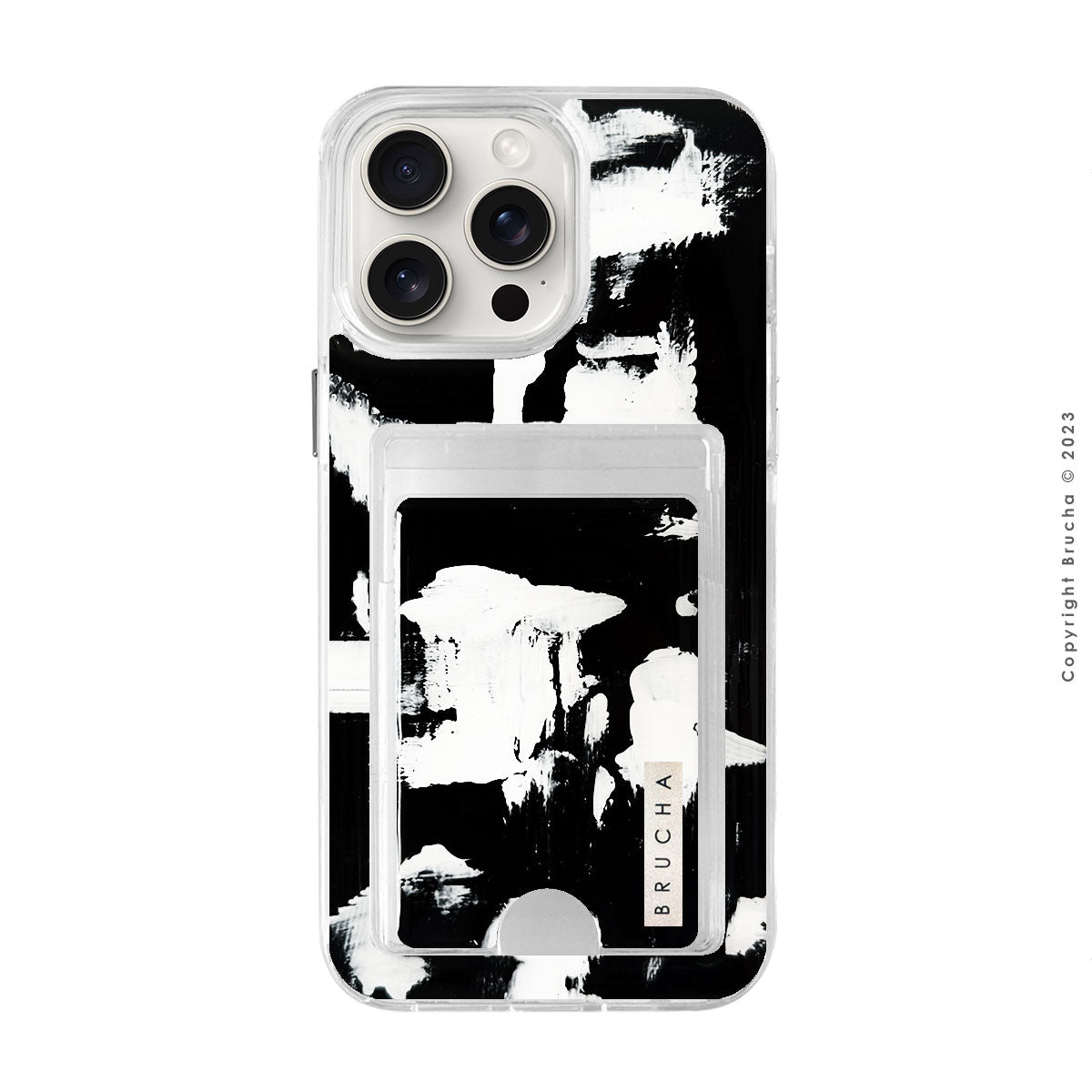 Funda Impact con cartera pintada a mano para iPhone - Dublín