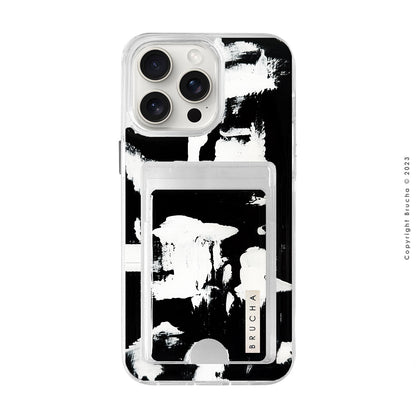 Funda Impact con cartera pintada a mano para iPhone - Dublín