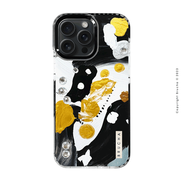 Funda ultra protectora pintada a mano para iPhone 15 Pro Max - Cralu BRILLANTES EDICIÓN LIMITADA💎