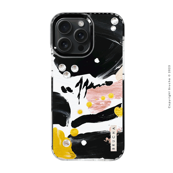 Funda ultra protectora pintada a mano para iPhone 15 Pro Max - Monaco BRILLANTES EDICIÓN LIMITADA💎