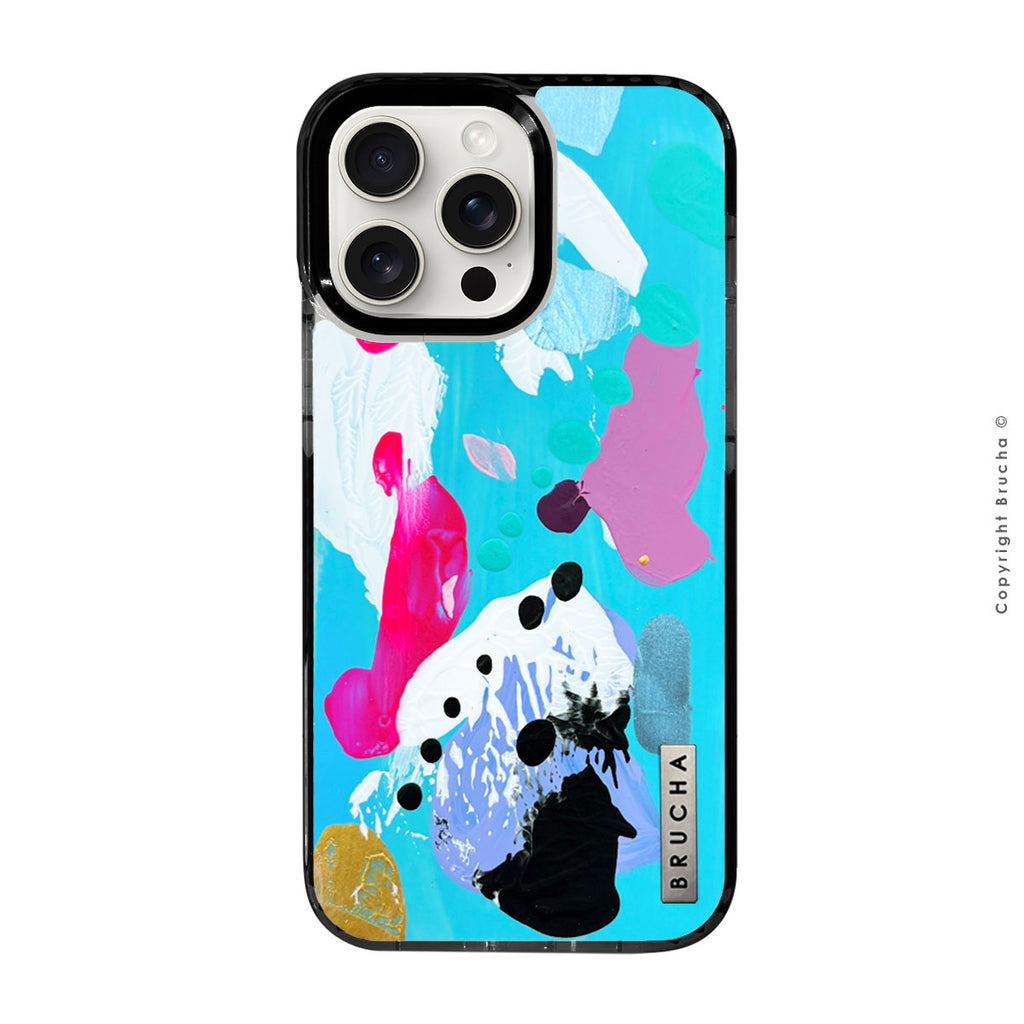 Funda ultra protectora pintada a mano para iPhone 15 Pro Max - Sage