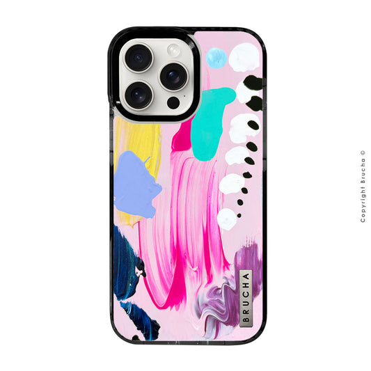 Funda ultra protectora pintada a mano para iPhone 15 Pro Max - Pearl