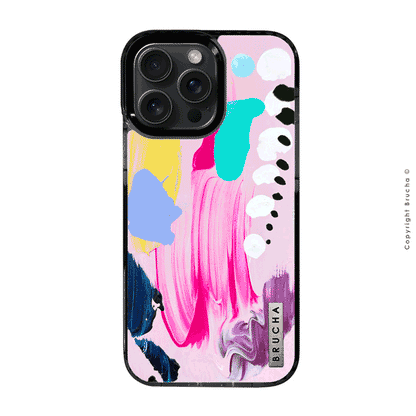 Funda ultra protectora pintada a mano para iPhone 15 Pro Max - Pearl