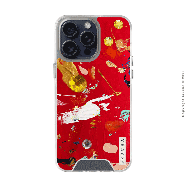 Funda Impact pintada a mano para iPhone 15 Pro Max - Sunny BRILLANTES EDICIÓN LIMITADA💎