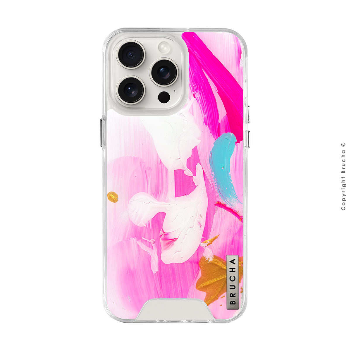 Funda Impact pintada a mano para iPhone 15 Pro Max - Turín