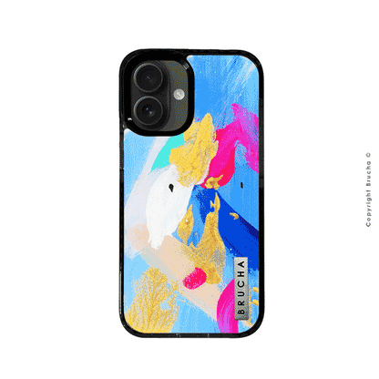 Funda ultra protectora pintada a mano para iPhone 16 - Zoe