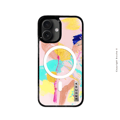 Funda MagSafe ultra protectora pintada a mano para iPhone 16 - Amara
