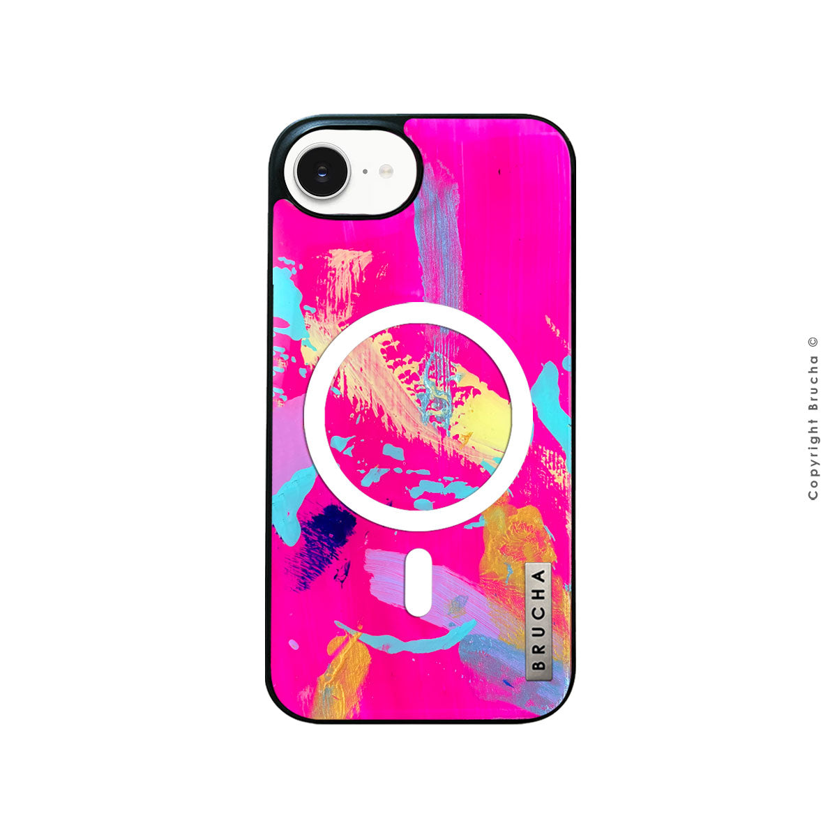 Funda Magsafe ultra protectora pintada a mano para iPhone 16e - Gretel