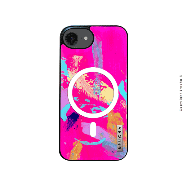 Funda Magsafe ultra protectora pintada a mano para iPhone 16e - Gretel