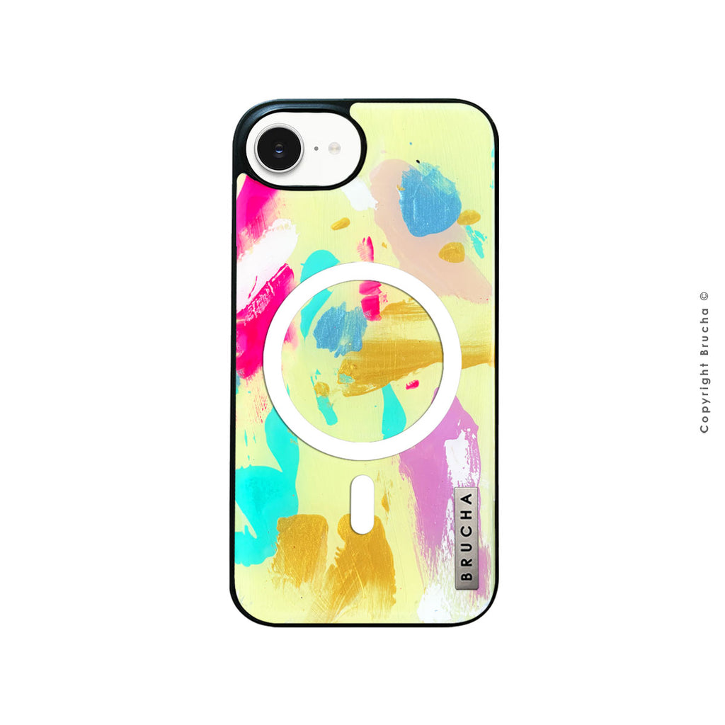 Funda Magsafe ultra protectora pintada a mano para iPhone 16e - Peige