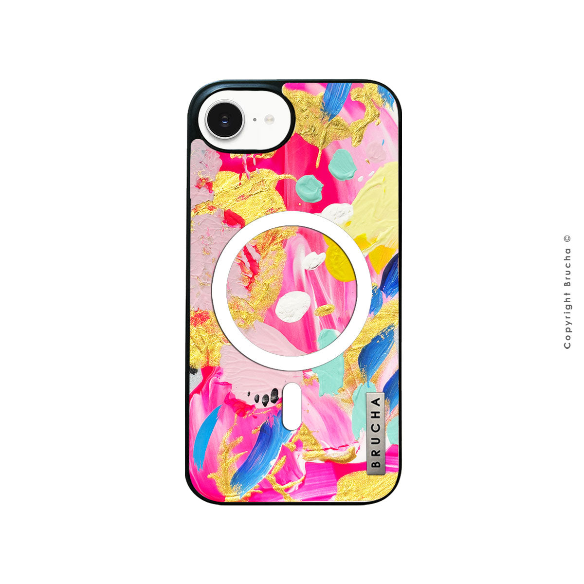 Funda Magsafe ultra protectora pintada a mano para iPhone 16e - Color