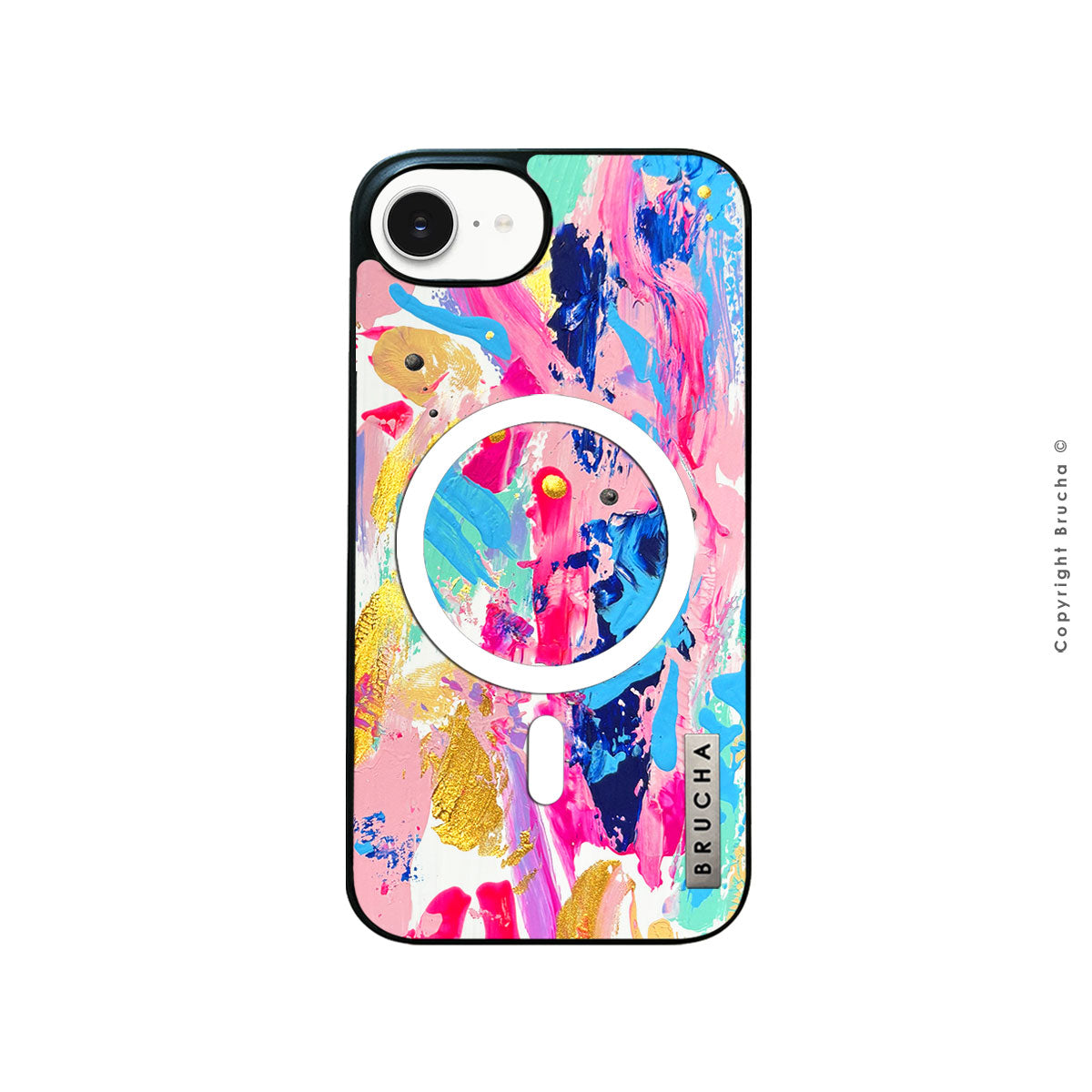 Funda Magsafe ultra protectora pintada a mano para iPhone 16e - Aria