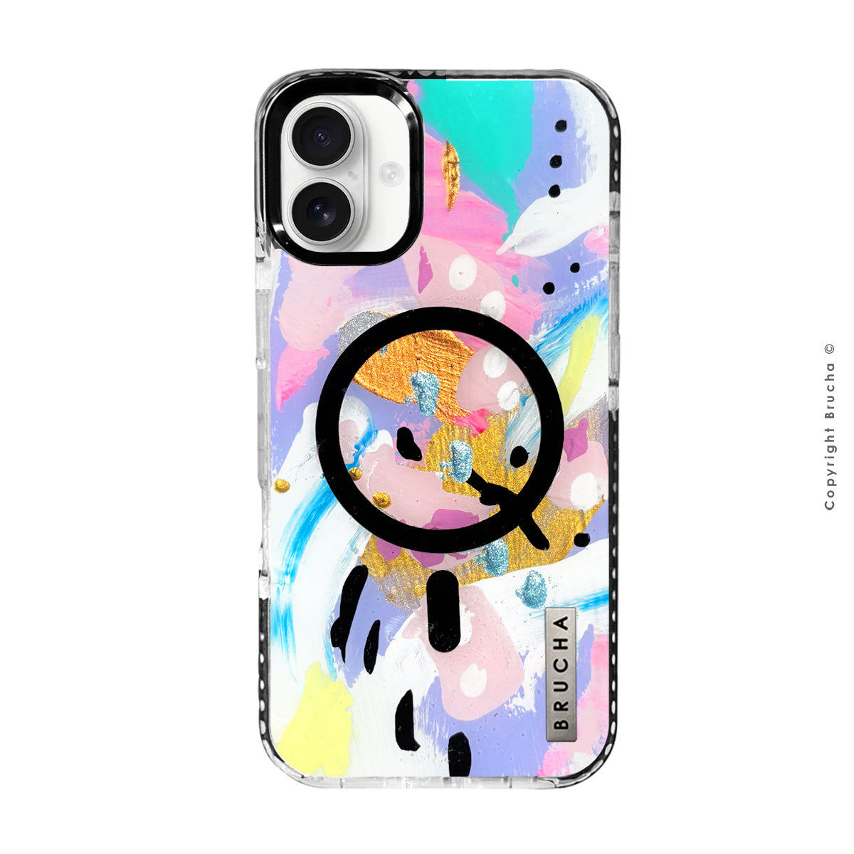 Funda Magsafe ultra protectora pintada a mano para iPhone 16 Plus - Two