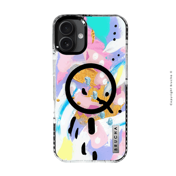 Funda Magsafe ultra protectora pintada a mano para iPhone 16 Plus - Two