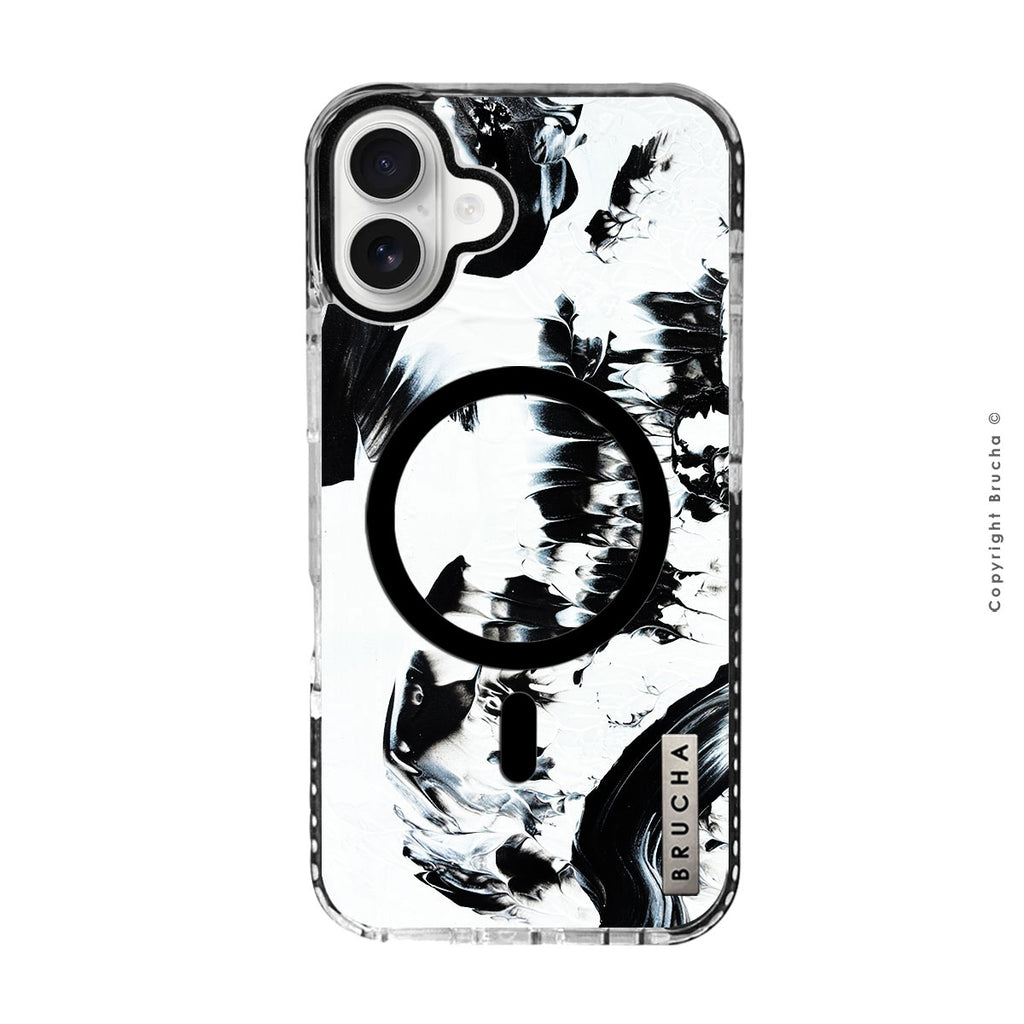 Funda ultra protectora pintada a mano para iPhone 16 Plus - Marble