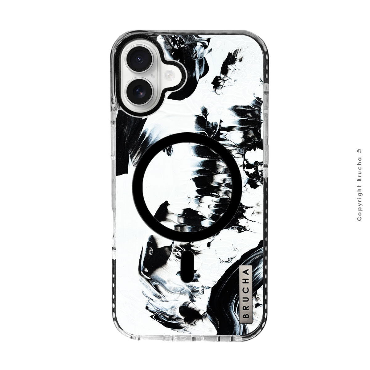 Funda ultra protectora pintada a mano para iPhone 16 Plus - Marble