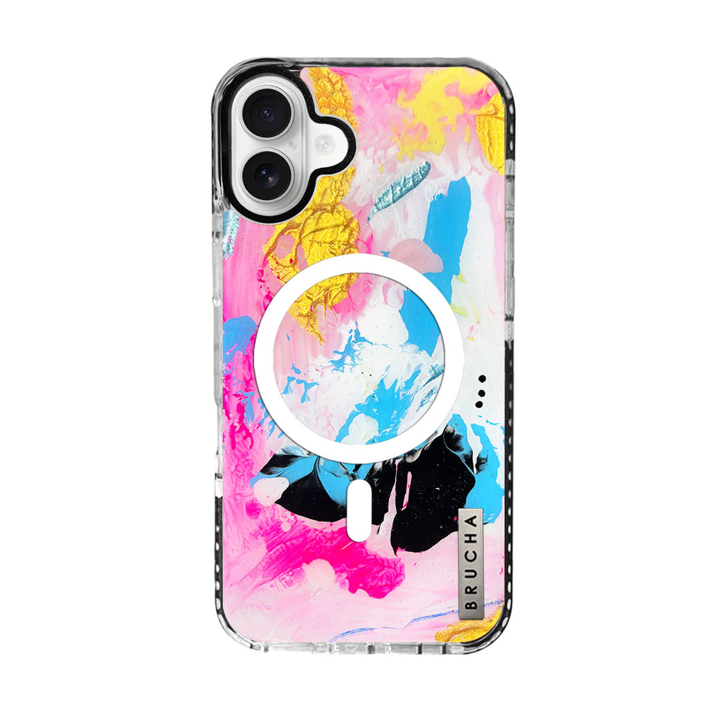 Funda ultra protectora pintada a mano para iPhone 16 Plus - Espresso