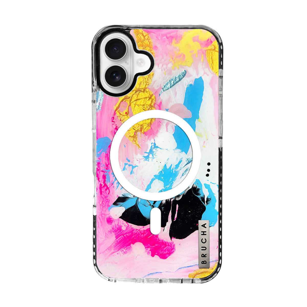 Funda ultra protectora pintada a mano para iPhone 16 Plus - Espresso