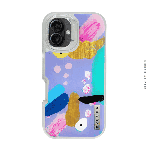 Funda ULTRA resistente transparente pintada a mano para iPhone 16 - Alice