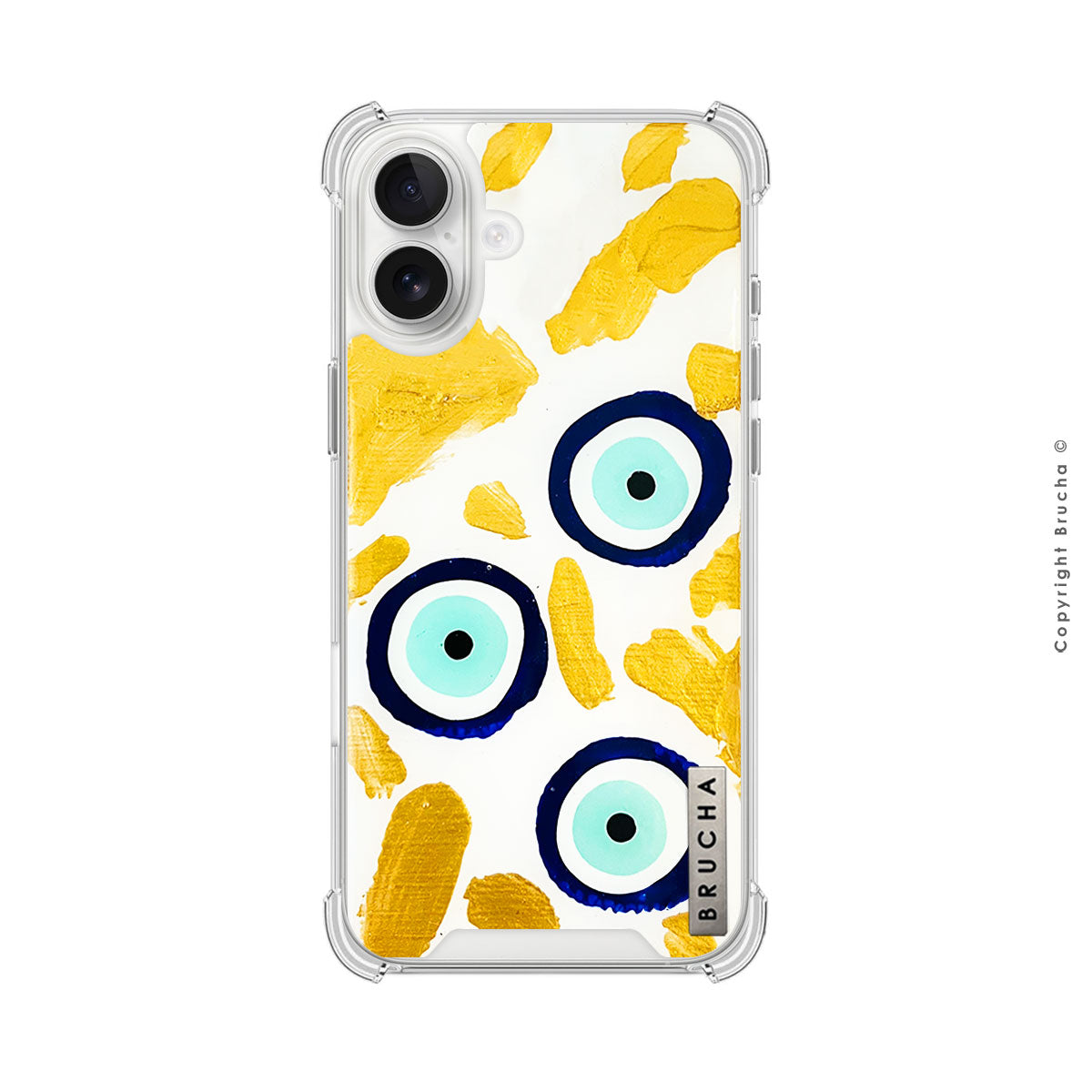 Funda impact pintada a mano para iPhone -  Ojo Turco