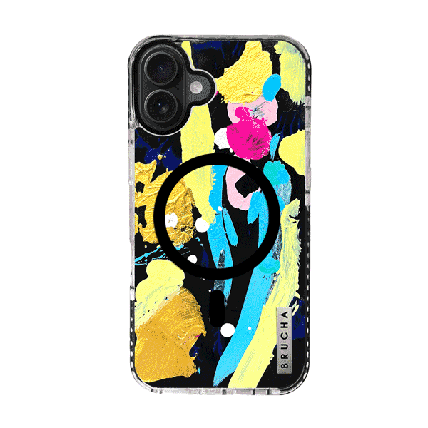 Funda ultra protectora pintada a mano para iPhone 16 Plus - Dark
