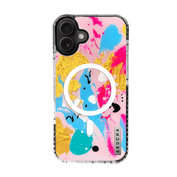 Funda Magsafe ultra protectora pintada a mano para iPhone 16 Plus - Lou