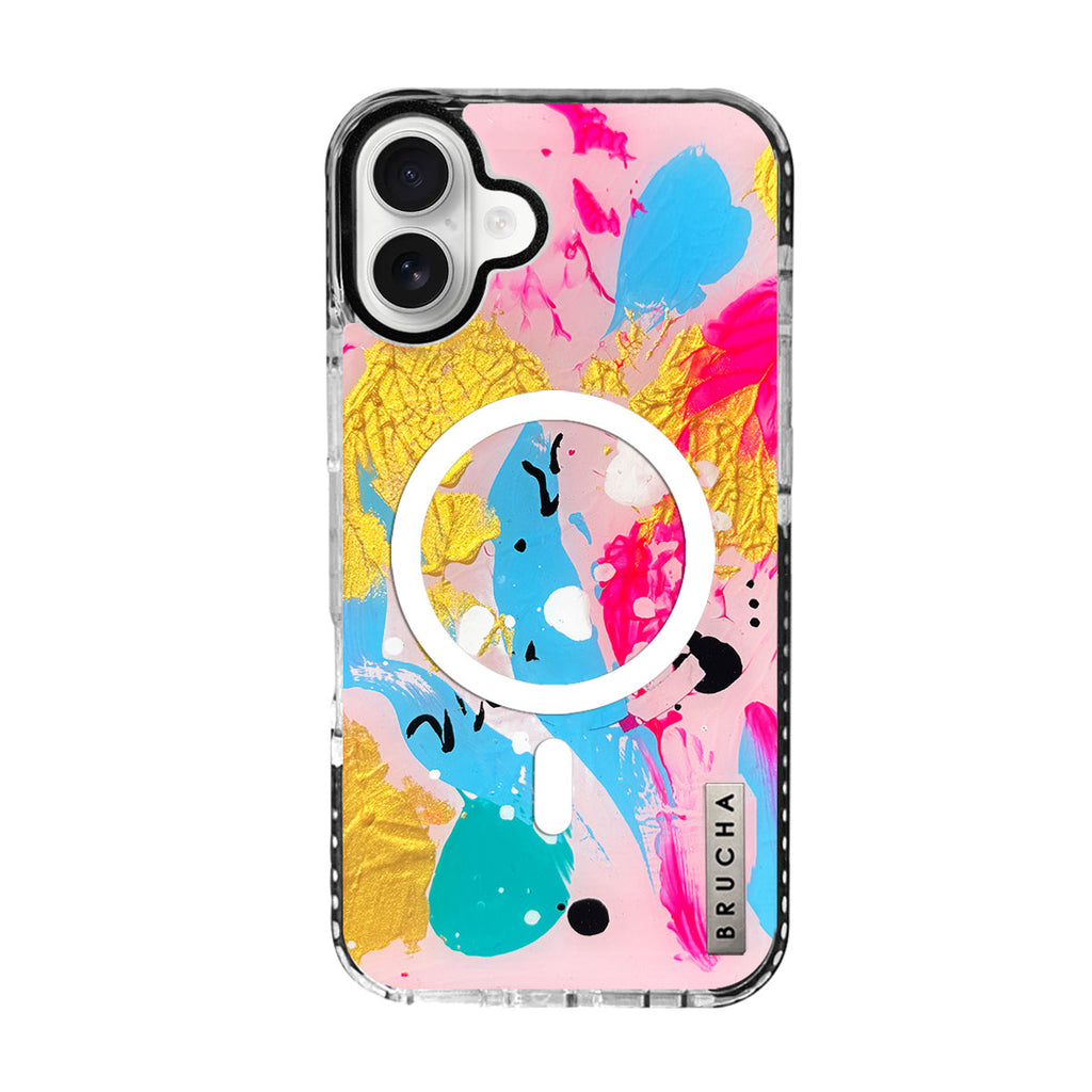 Funda Magsafe ultra protectora pintada a mano para iPhone 16 Plus - Lou