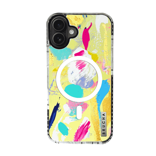 Funda ultra protectora pintada a mano para iPhone 16 Plus - Call me