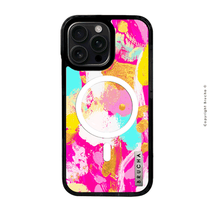 Funda Magsafe ultra protectora pintada a mano para iPhone 16 Pro Max - Sofia