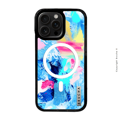 Funda Magsafe ultra protectora pintada a mano para iPhone 16 Pro Max - Ritz