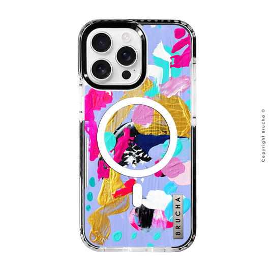 Funda Magsafe ultra protectora pintada a mano para iPhone 16 Pro Max - Aria