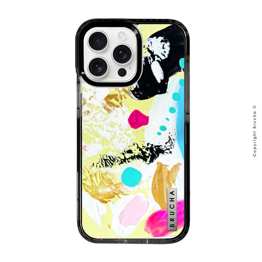 Funda Magsafe ultra protectora pintada a mano para iPhone 16 Pro Max - Lune