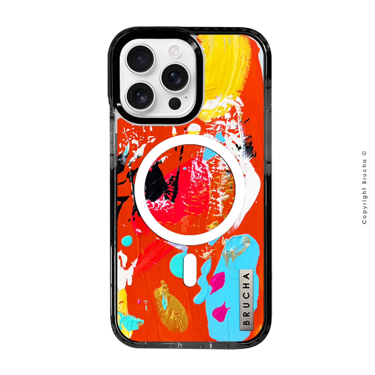 Funda Magsafe ultra protectora pintada a mano para iPhone 16 Pro Max - Vera