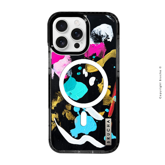 Funda Magsafe ultra protectora pintada a mano para iPhone 16 Pro Max - Mythos
