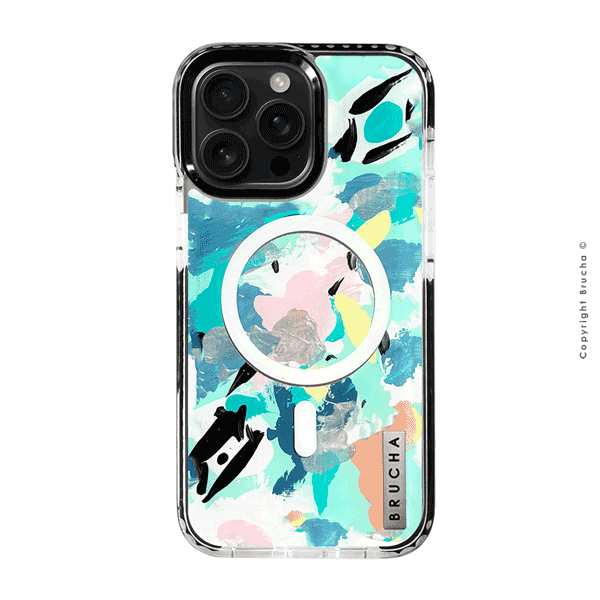 Funda Magsafe ultra protectora pintada a mano para iPhone - Luca