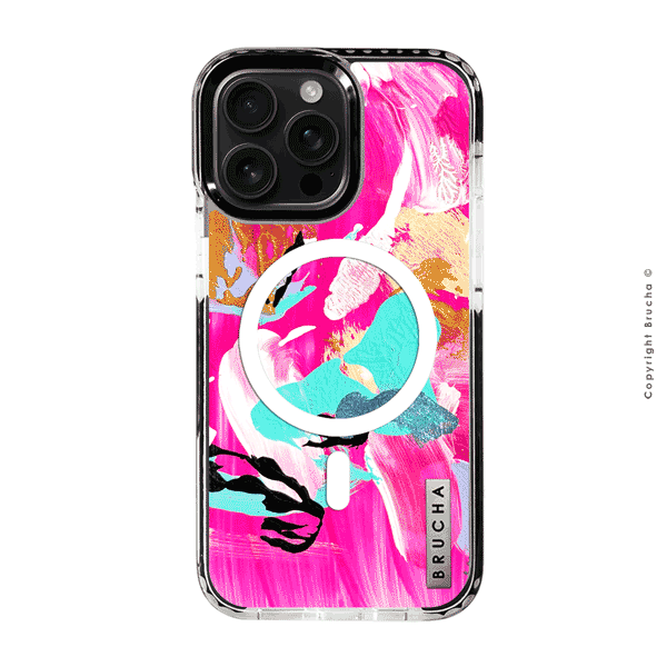 Funda Magsafe ultra protectora pintada a mano para iPhone 16 Pro Max - Thom