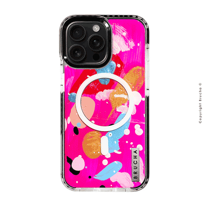 Funda Magsafe ultra protectora pintada a mano para iPhone 16 Pro Max - Sahara