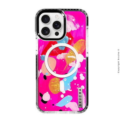Funda Magsafe ultra protectora pintada a mano para iPhone 16 Pro Max - Sahara