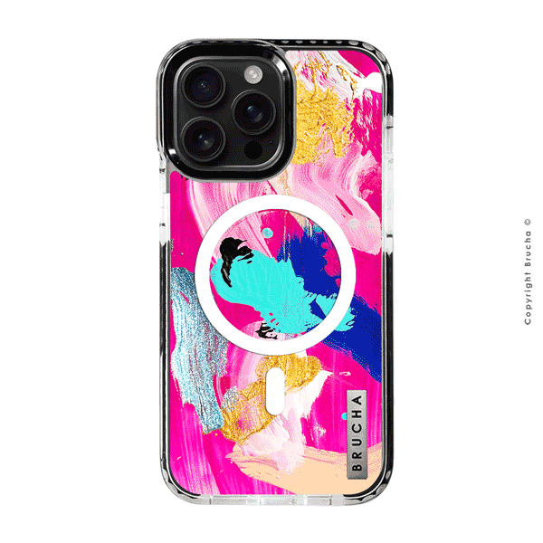 Funda Magsafe ultra protectora pintada a mano para iPhone 16 Pro Max - Yaai