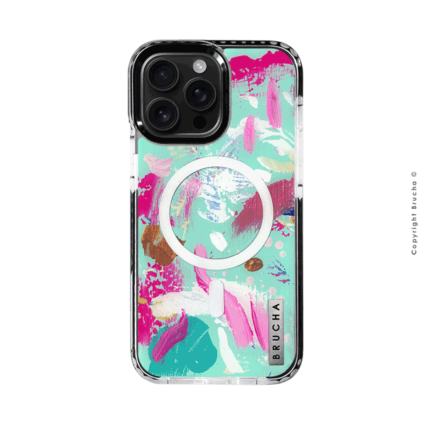 Funda Magsafe ultra protectora pintada a mano para iPhone 16 Pro Max - Grass