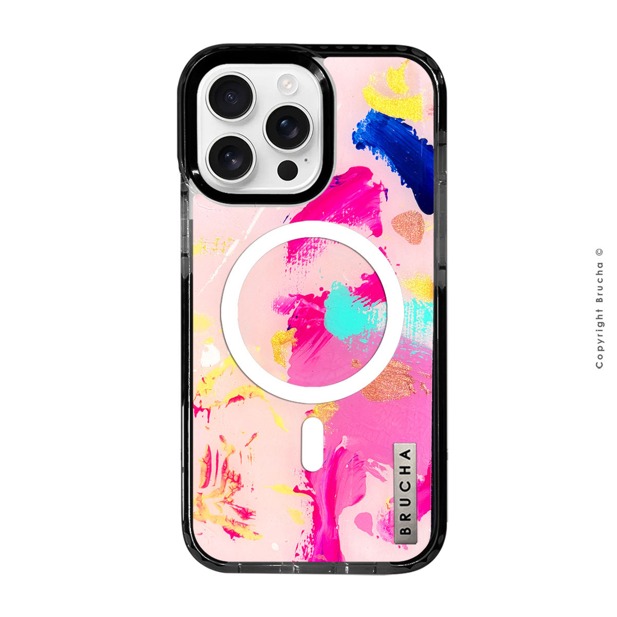 Funda Magsafe ultra protectora pintada a mano para iPhone 16 Pro Max - Mickey