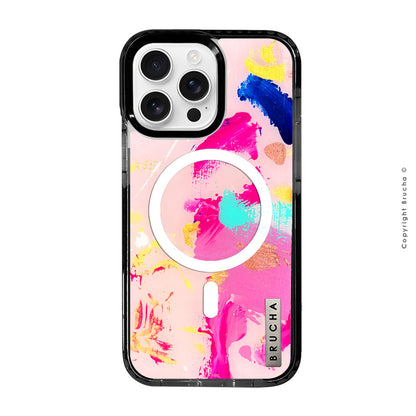 Funda Magsafe ultra protectora pintada a mano para iPhone 16 Pro Max - Mickey