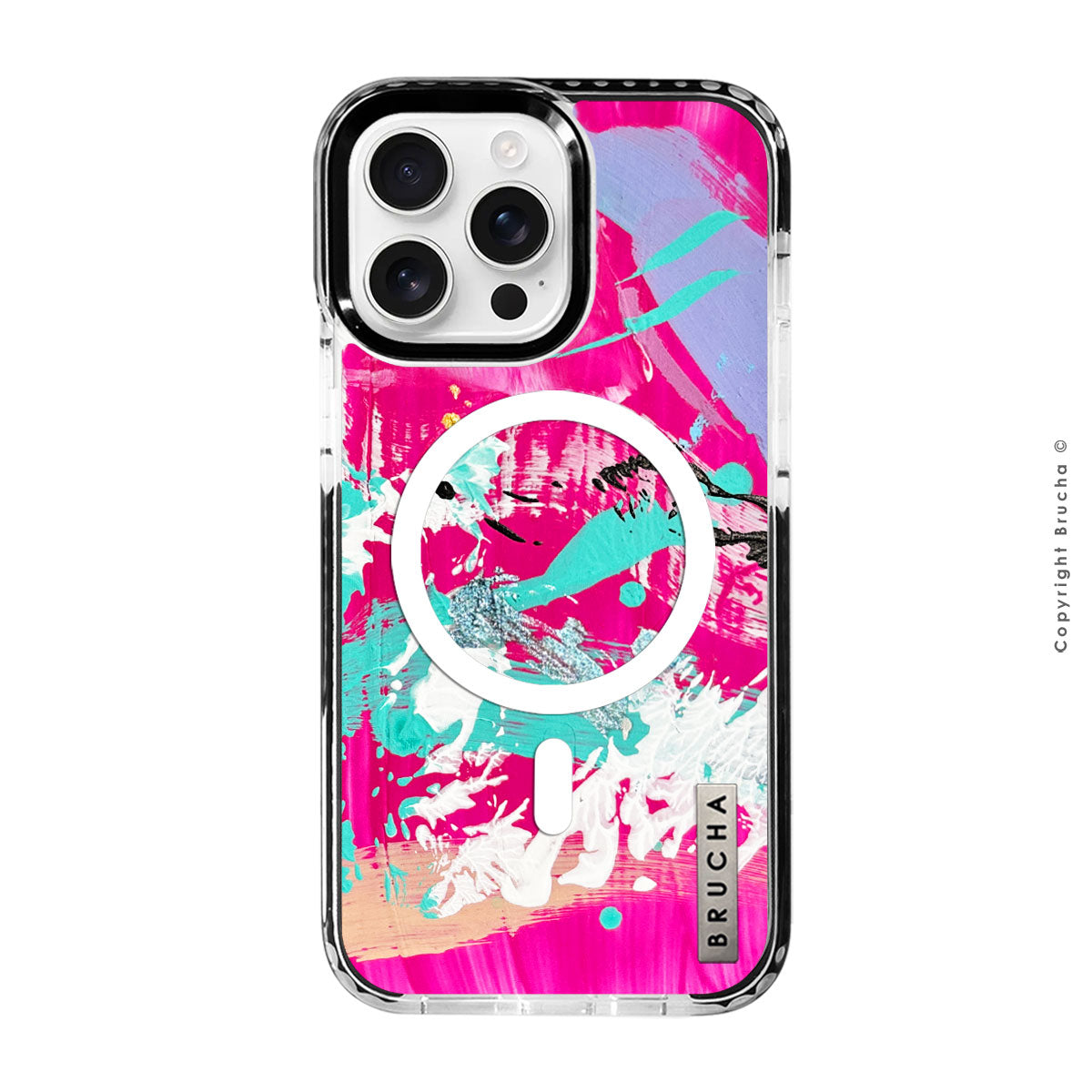 Funda Magsafe ultra protectora pintada a mano para iPhone 16 Pro Max - Brroks